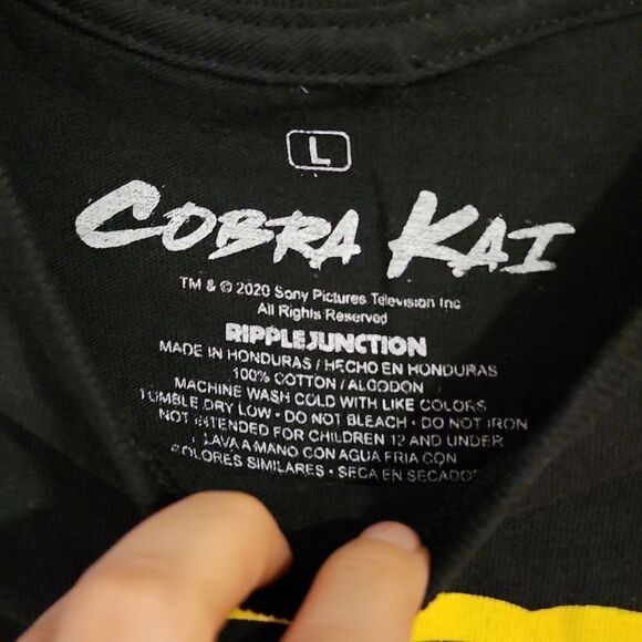 NWOT Ripple Junction Cobra Kai Tee - Picture 2 of 3
